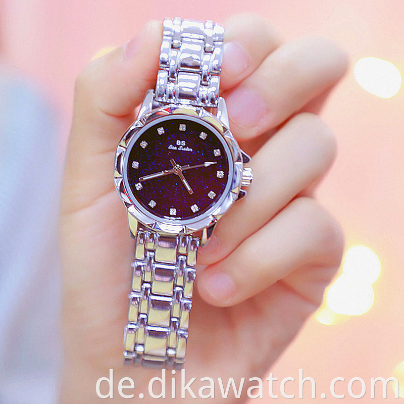 BS Damenuhren Voller Diamanten Weibliche Uhr Neue Heiße Verkauf FA1506 Sternenhimmel Außenhandel Marke Armbanduhr
